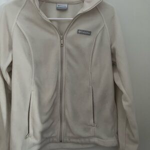 Columbia Off-White Fleece Jacket